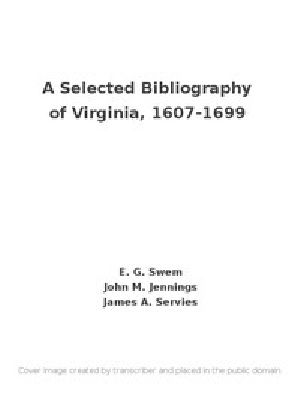 [Gutenberg 54253] • A Selected Bibliography of Virginia, 1607-1699